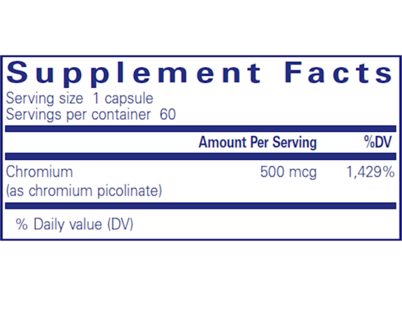 Chromium Picolinate (60caps)