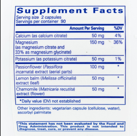 Muscle Cramp/Tension Formula 180caps