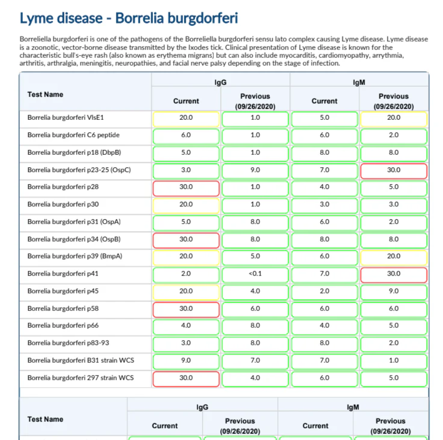 Enfermedad de Lyme transmitida por garrapatas, versión completa 1.0
