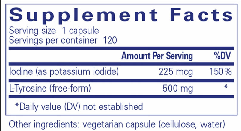 Iodine and Tyrosine