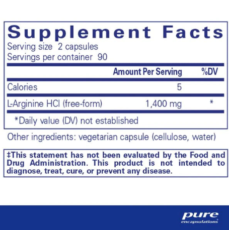 L-Arginine 180caps