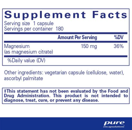 Magnesium (Citrate) 180caps