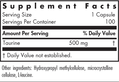 Taurine (500mg)