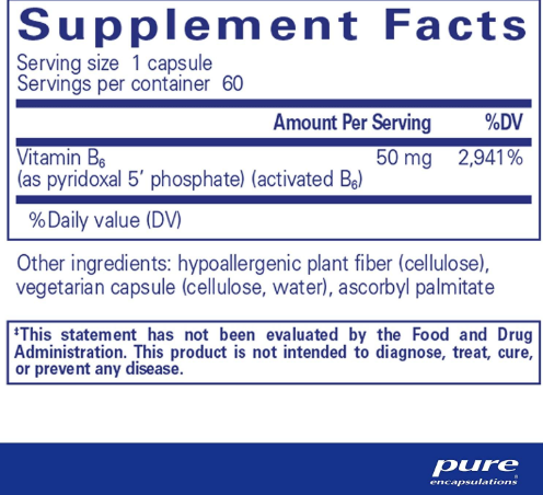 P5P50 (activated B-6) 60caps